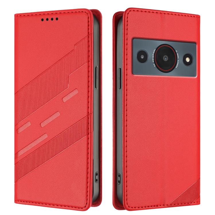 For ZTE A75 Pro / Telstra T-Elite 5G Embossed Multi-functional Wallet Retro Leather Phone Case