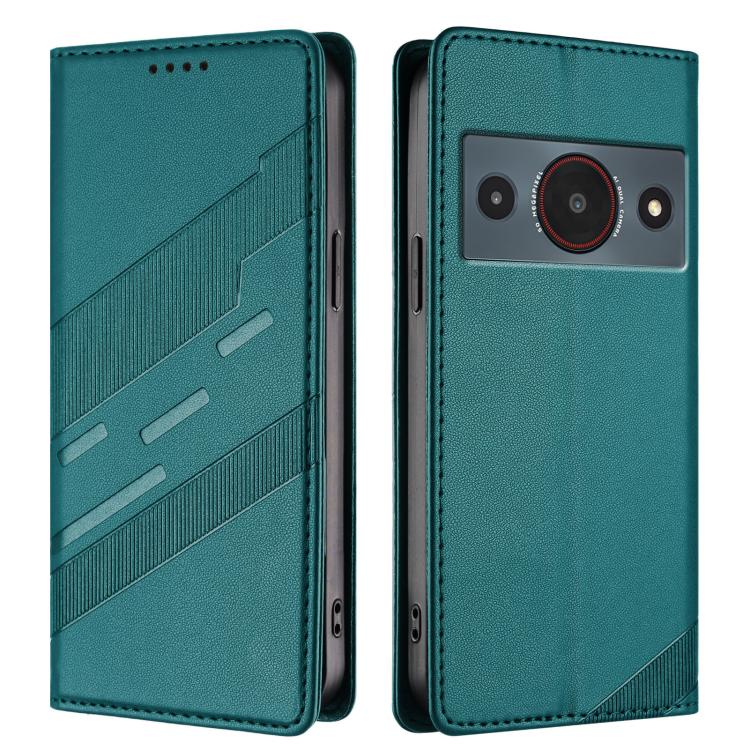 For ZTE A75 Pro / Telstra T-Elite 5G Embossed Multi-functional Wallet Retro Leather Phone Case