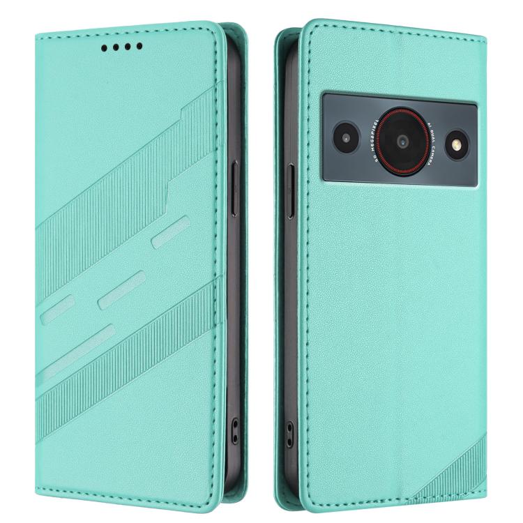 For ZTE A75 Pro / Telstra T-Elite 5G Embossed Multi-functional Wallet Retro Leather Phone Case