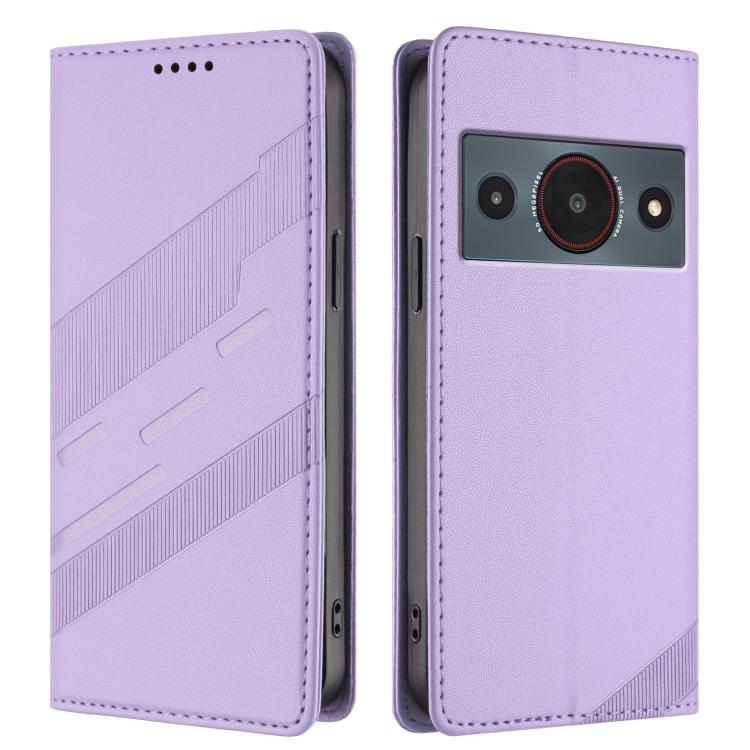 For ZTE A75 Pro / Telstra T-Elite 5G Embossed Multi-functional Wallet Retro Leather Phone Case