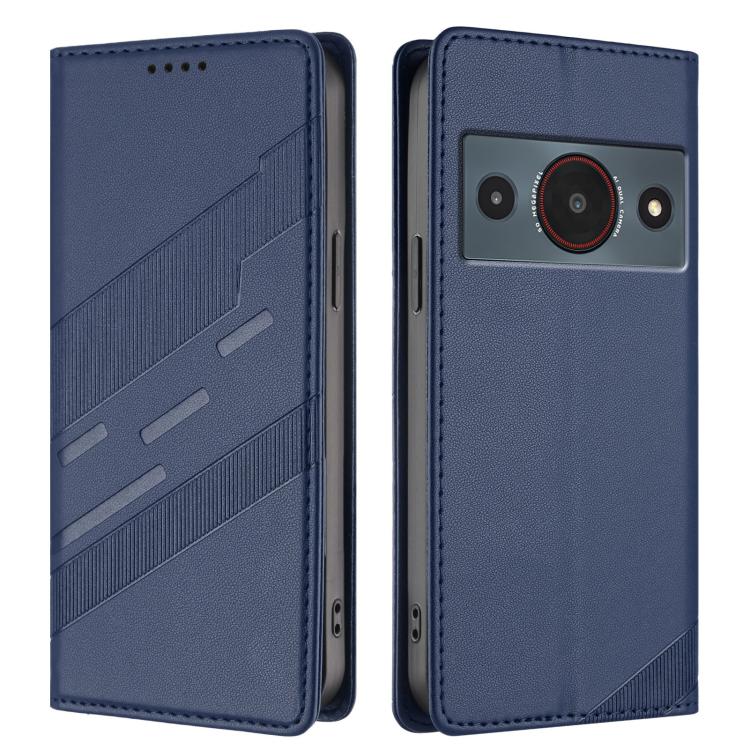 For ZTE A75 Pro / Telstra T-Elite 5G Embossed Multi-functional Wallet Retro Leather Phone Case