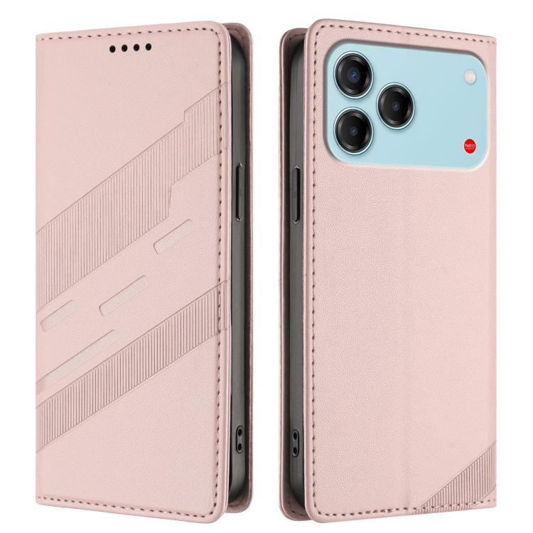 For ZTE nubia V80 Design Embossed Multi-functional Wallet Retro Leather Phone Case