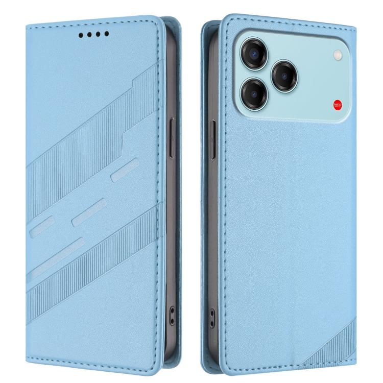 For ZTE nubia V80 Design Embossed Multi-functional Wallet Retro Leather Phone Case