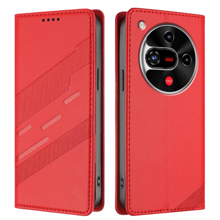 For ZTE nubia Focus 2 5G Embossed Multi-functional Wallet Retro Leather Phone Case