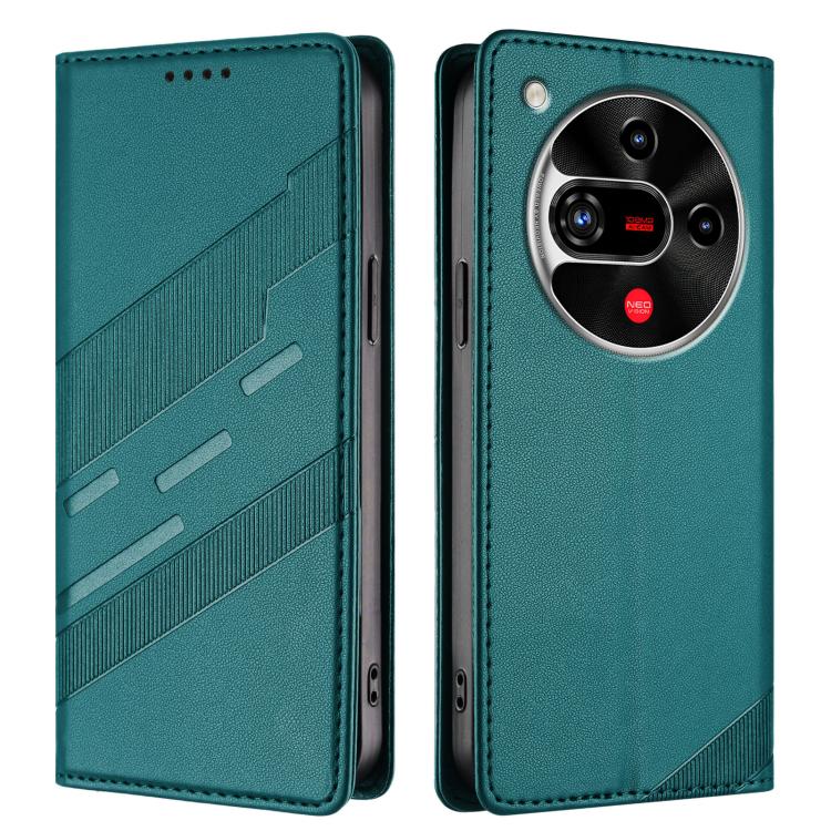 For ZTE nubia Focus 2 5G Embossed Multi-functional Wallet Retro Leather Phone Case