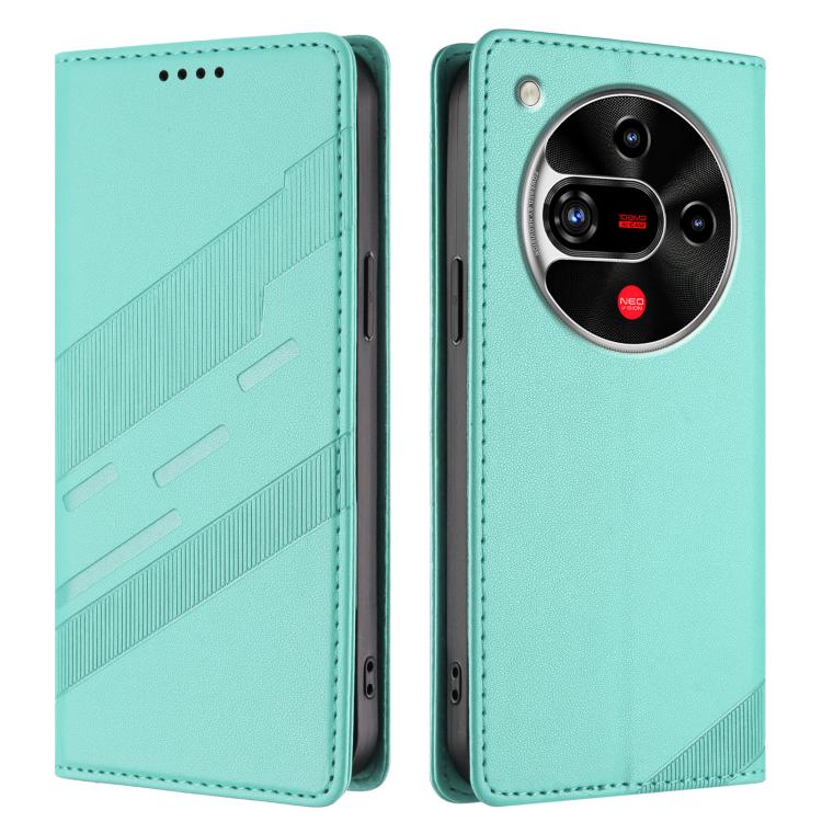For ZTE nubia Focus 2 5G Embossed Multi-functional Wallet Retro Leather Phone Case