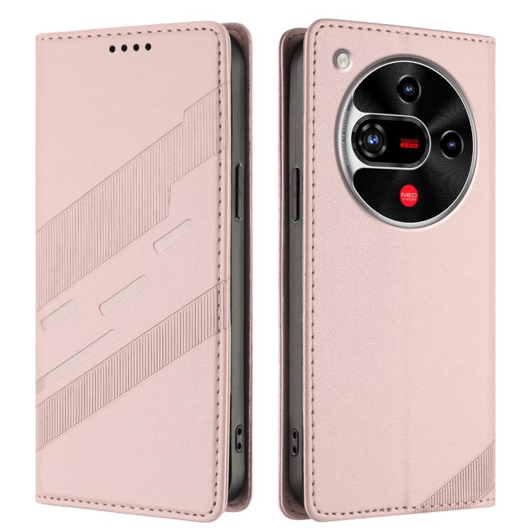 For ZTE nubia Focus 2 5G Embossed Multi-functional Wallet Retro Leather Phone Case