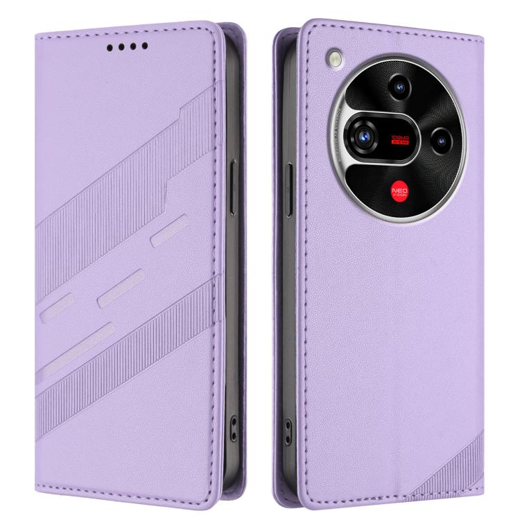 For ZTE nubia Focus 2 5G Embossed Multi-functional Wallet Retro Leather Phone Case