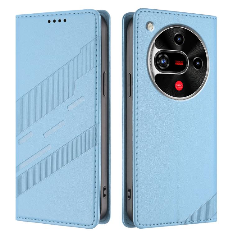 For ZTE nubia Focus 2 5G Embossed Multi-functional Wallet Retro Leather Phone Case