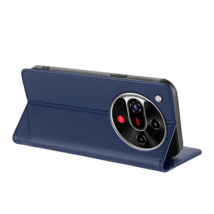 For ZTE nubia Focus 2 5G Embossed Multi-functional Wallet Retro Leather Phone Case