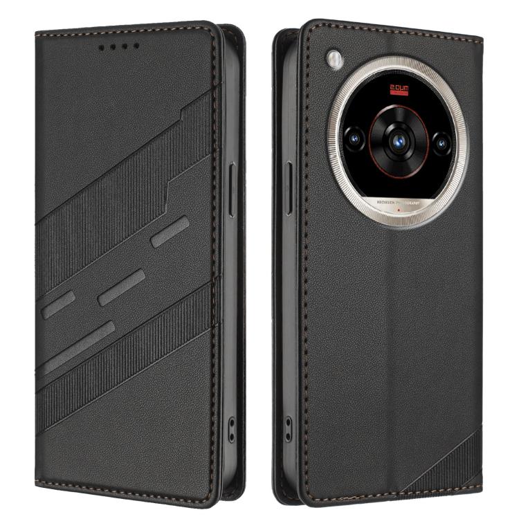 For ZTE nubia Focus 2 Ultra 5G Embossed Multi-functional Wallet Retro Leather Phone Case