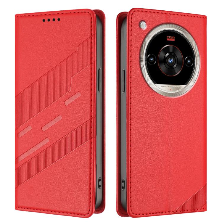 For ZTE nubia Focus 2 Ultra 5G Embossed Multi-functional Wallet Retro Leather Phone Case