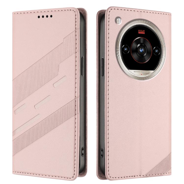 For ZTE nubia Focus 2 Ultra 5G Embossed Multi-functional Wallet Retro Leather Phone Case