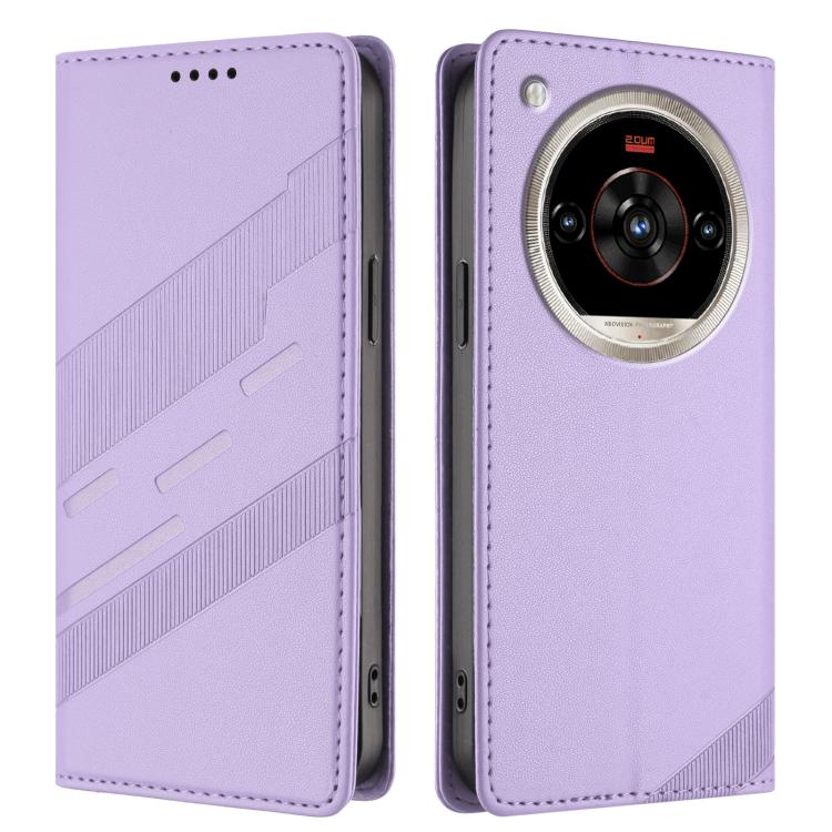 For ZTE nubia Focus 2 Ultra 5G Embossed Multi-functional Wallet Retro Leather Phone Case