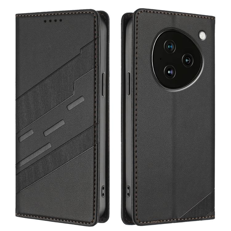 For ZTE nubia M153 Embossed Multi-functional Wallet Retro Leather Phone Case