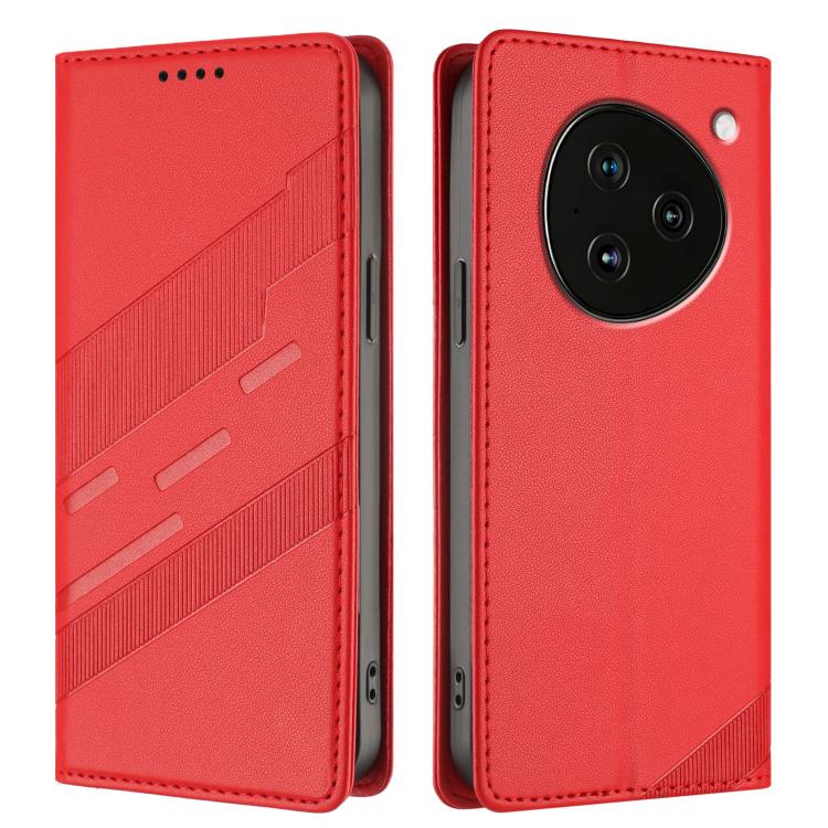 For ZTE nubia M153 Embossed Multi-functional Wallet Retro Leather Phone Case