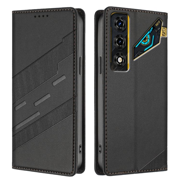 For ZTE nubia Neo 5 Pro 5G Embossed Multi-functional Wallet Retro Leather Phone Case