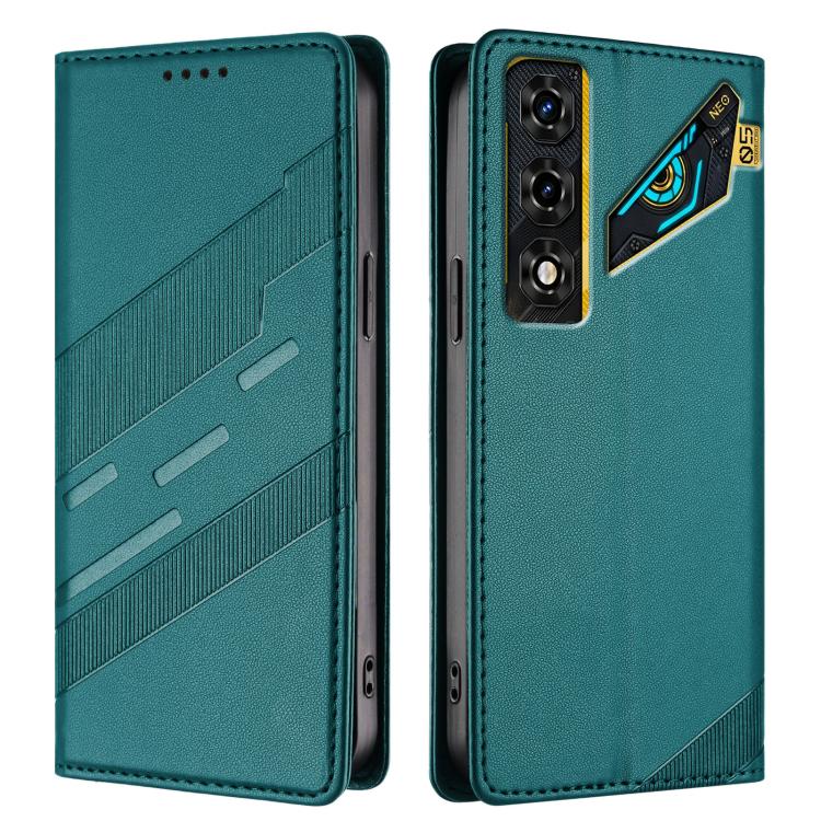 For ZTE nubia Neo 5 Pro 5G Embossed Multi-functional Wallet Retro Leather Phone Case