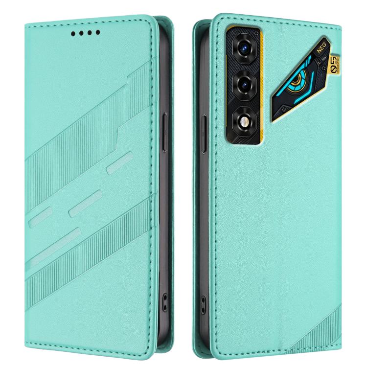For ZTE nubia Neo 5 Pro 5G Embossed Multi-functional Wallet Retro Leather Phone Case