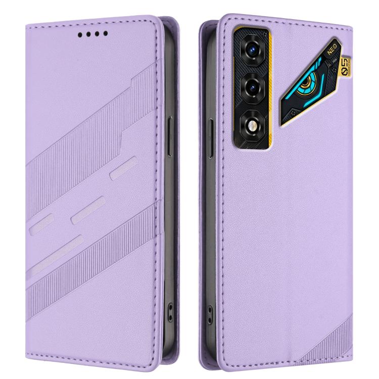 For ZTE nubia Neo 5 Pro 5G Embossed Multi-functional Wallet Retro Leather Phone Case