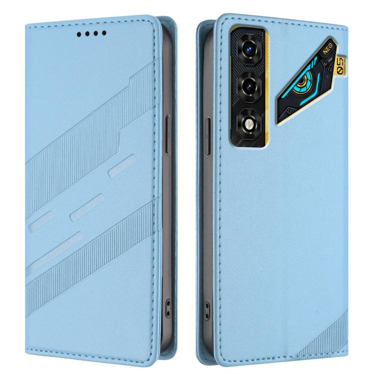 For ZTE nubia Neo 5 Pro 5G Embossed Multi-functional Wallet Retro Leather Phone Case