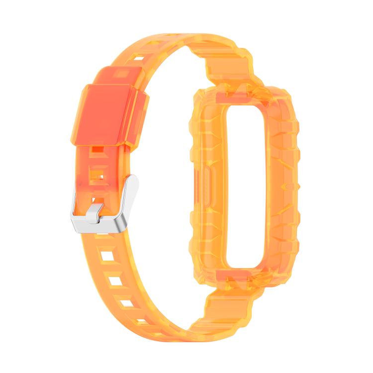 For Huawei Band 10 / 9 / 8 Integrated Transparent Silicone Watch Band