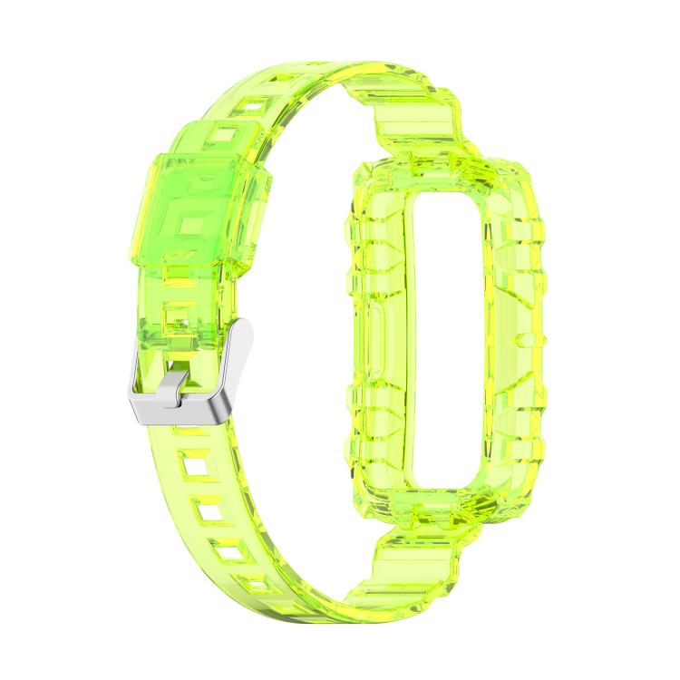 For Huawei Band 10 / 9 / 8 Integrated Transparent Silicone Watch Band