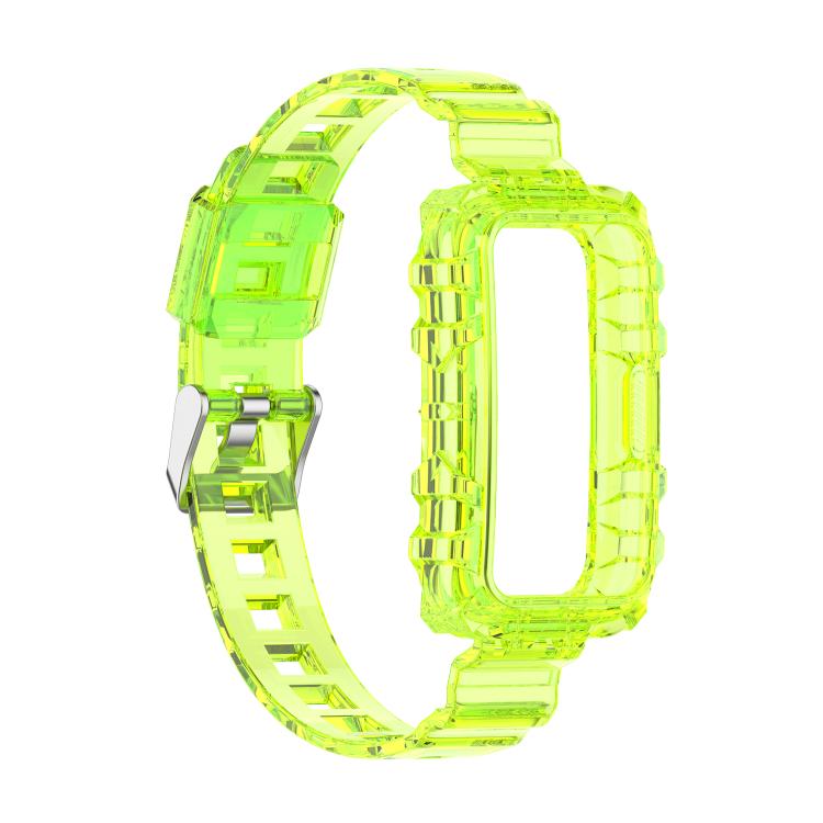 For Huawei Band 10 / 9 / 8 Integrated Transparent Silicone Watch Band