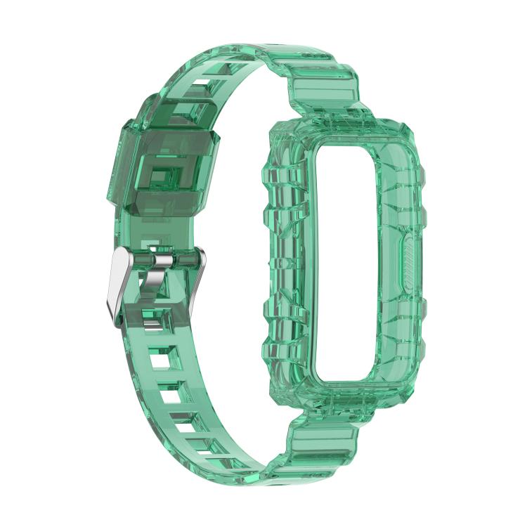 For Huawei Band 10 / 9 / 8 Integrated Transparent Silicone Watch Band