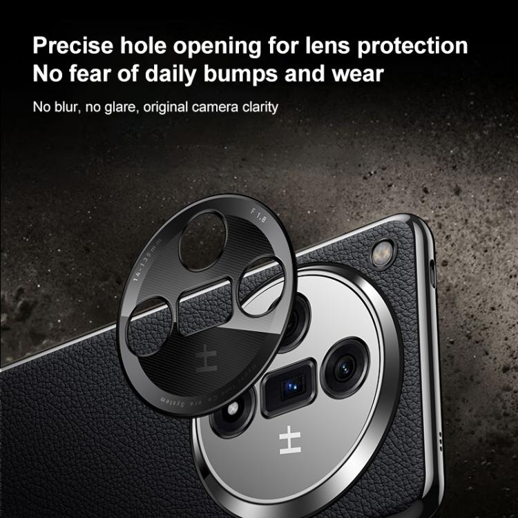 For OPPO Find X7 Genuine Leather PC Phone Case