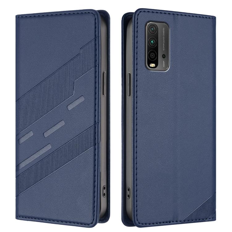 For Redmi 9T Embossed Multi-functional Wallet Retro Leather Phone Case