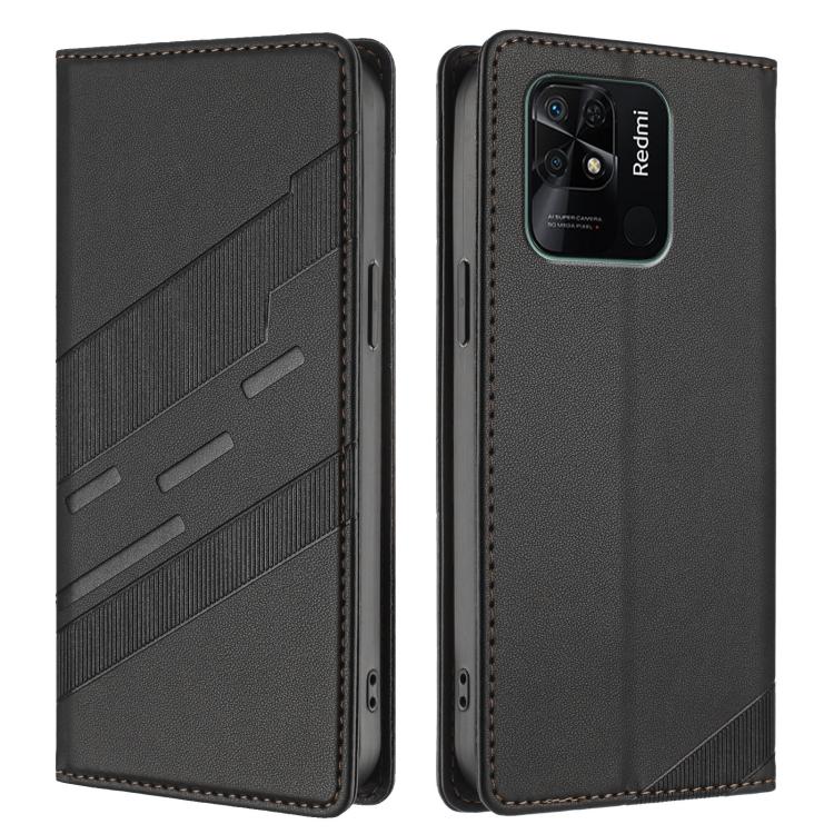 For Redmi 10C Embossed Multi-functional Wallet Retro Leather Phone Case