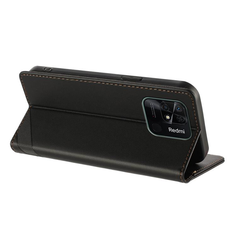 For Redmi 10C Embossed Multi-functional Wallet Retro Leather Phone Case
