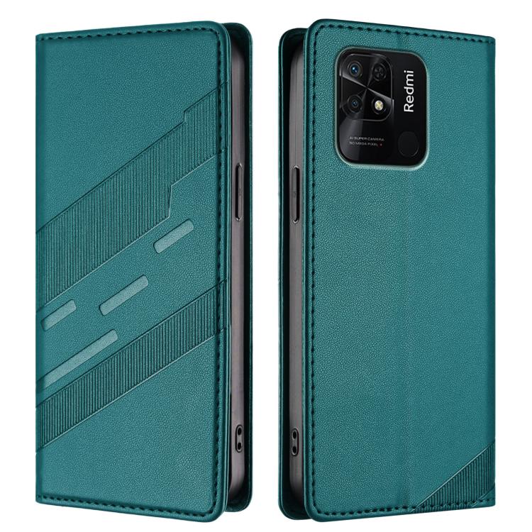 For Redmi 10C Embossed Multi-functional Wallet Retro Leather Phone Case