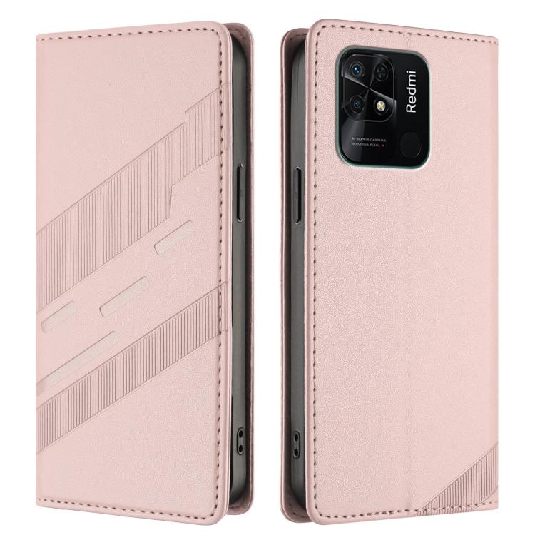 For Redmi 10C Embossed Multi-functional Wallet Retro Leather Phone Case