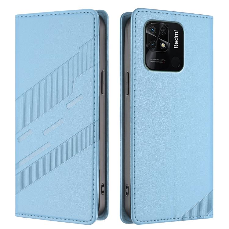 For Redmi 10C Embossed Multi-functional Wallet Retro Leather Phone Case