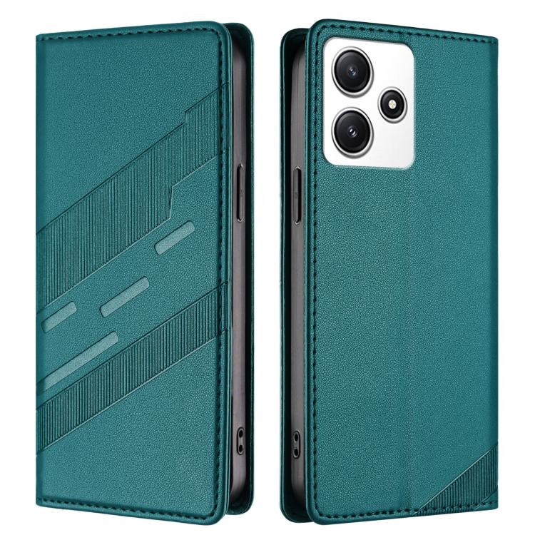 For Redmi 12 Embossed Multi-functional Wallet Retro Leather Phone Case