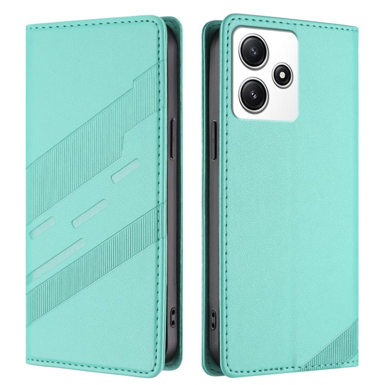 For Redmi 12 Embossed Multi-functional Wallet Retro Leather Phone Case