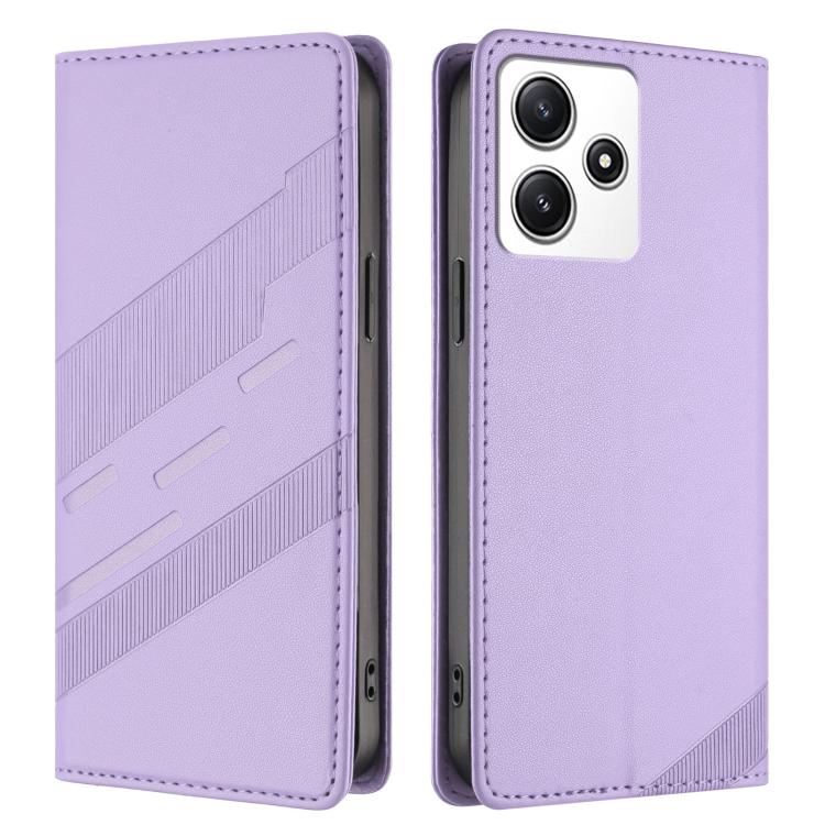 For Redmi 12 Embossed Multi-functional Wallet Retro Leather Phone Case