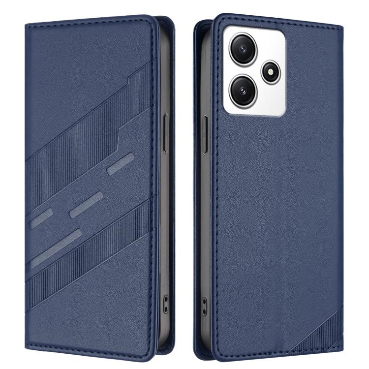 For Redmi 12 Embossed Multi-functional Wallet Retro Leather Phone Case