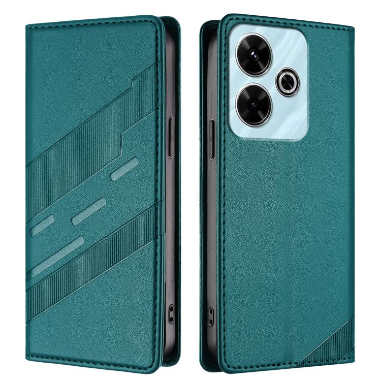 For Redmi 13 4G Embossed Multi-functional Wallet Retro Leather Phone Case