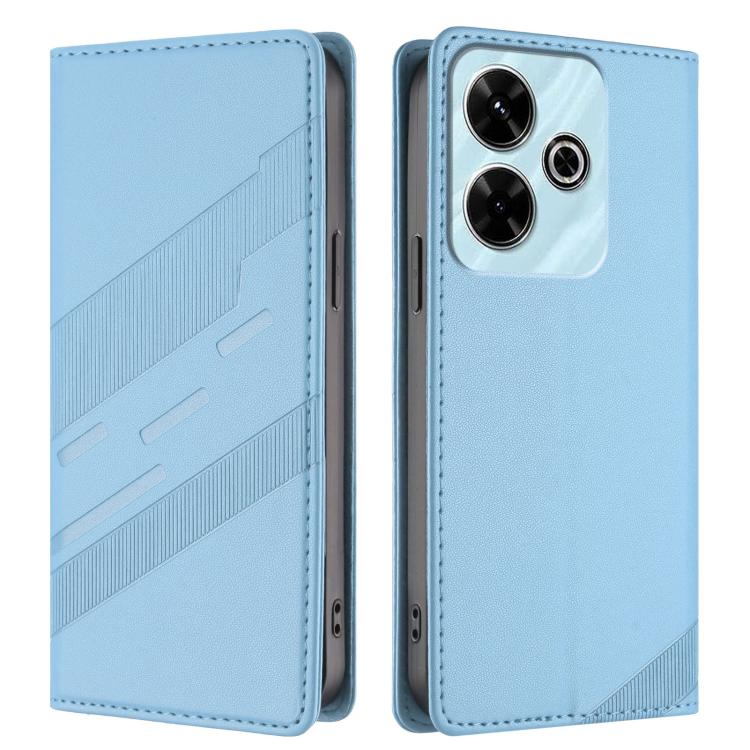 For Redmi 13 4G Embossed Multi-functional Wallet Retro Leather Phone Case