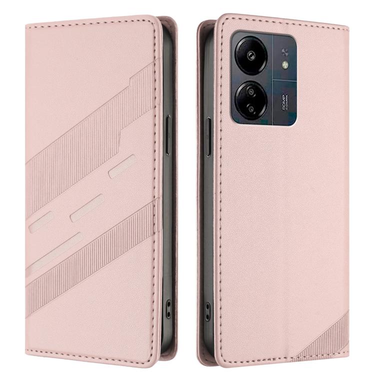 For Redmi 13C Embossed Multi-functional Wallet Retro Leather Phone Case