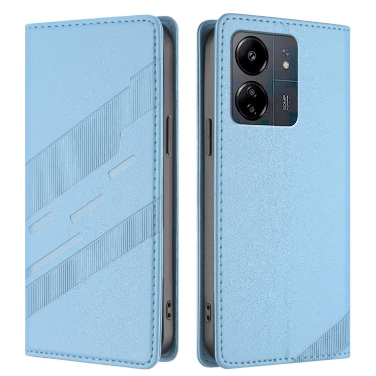 For Redmi 13C Embossed Multi-functional Wallet Retro Leather Phone Case