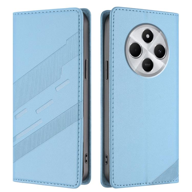 For Redmi 14C Embossed Multi-functional Wallet Retro Leather Phone Case