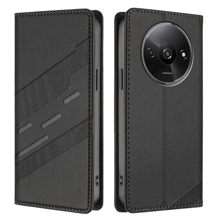 For Redmi A3 Embossed Multi-functional Wallet Retro Leather Phone Case