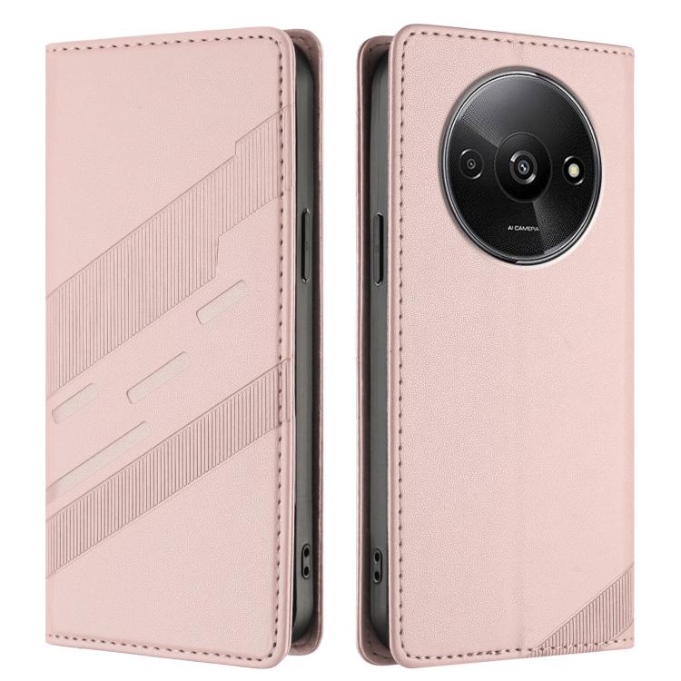 For Redmi A3 Embossed Multi-functional Wallet Retro Leather Phone Case