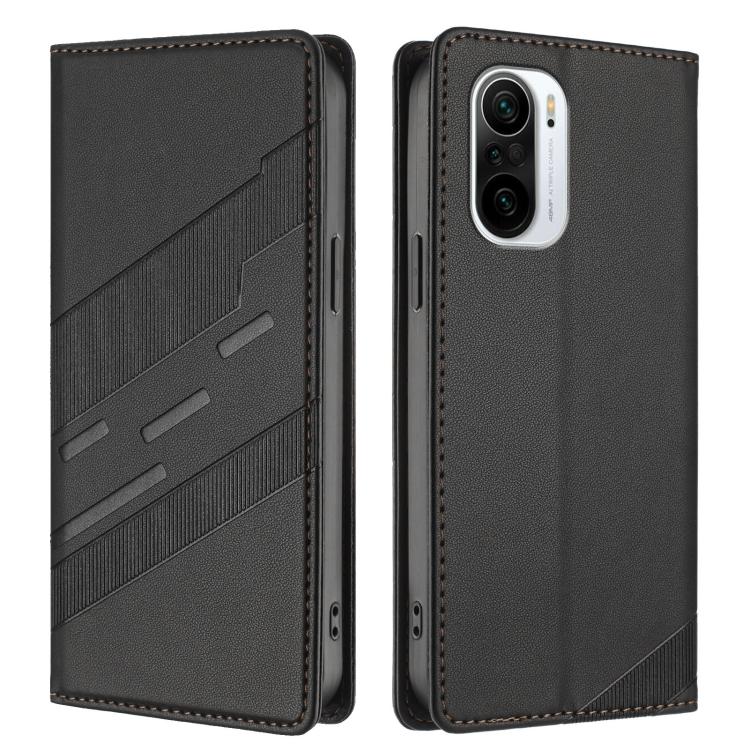For Redmi K40 Embossed Multi-functional Wallet Retro Leather Phone Case