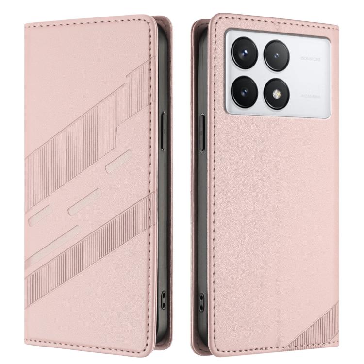 For Redmi K70 Embossed Multi-functional Wallet Retro Leather Phone Case