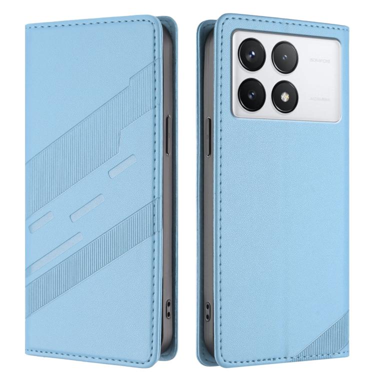 For Redmi K70 Embossed Multi-functional Wallet Retro Leather Phone Case